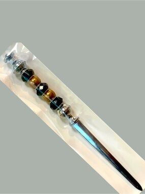 Elegant Silver, Bronze, & Black men’s Letter Opner